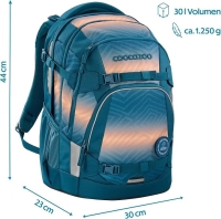 Coocazoo 'Mate' Schulrucksack 1,250kg 30l Pacific Tribes