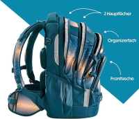 Coocazoo 'Mate' Schulrucksack 1,250kg 30l Pacific Tribes