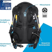 Coocazoo 'Mate' Schulrucksack 1,250kg 30l Crazy Artnight