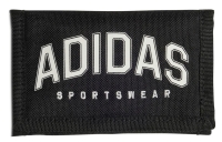 Adidas 'Varsity Wal' Geldbeutel mit Klettverschluss schwarz/weiß