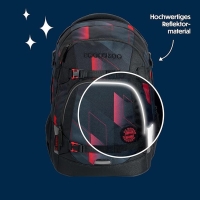 Coocazoo 'Mate' Schulrucksack + Penzil Case 1,25kg 30l FC Bayern, Stern des Südens