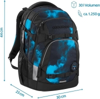 Coocazoo 'Mate' Schulrucksack 1,250kg 30l , Mystic Clouds