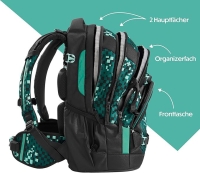 Coocazoo 'Mate' Schulrucksack 1,250kg 30l Pixel Blox
