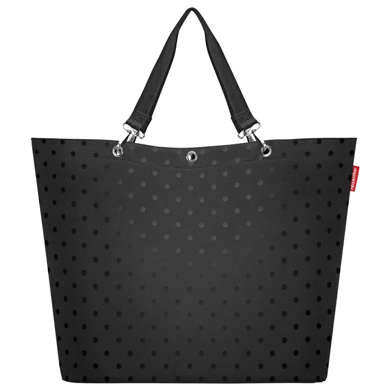 Reisenthel 'Shopper XL' Einkaufstasche groß 35l glossy dots black