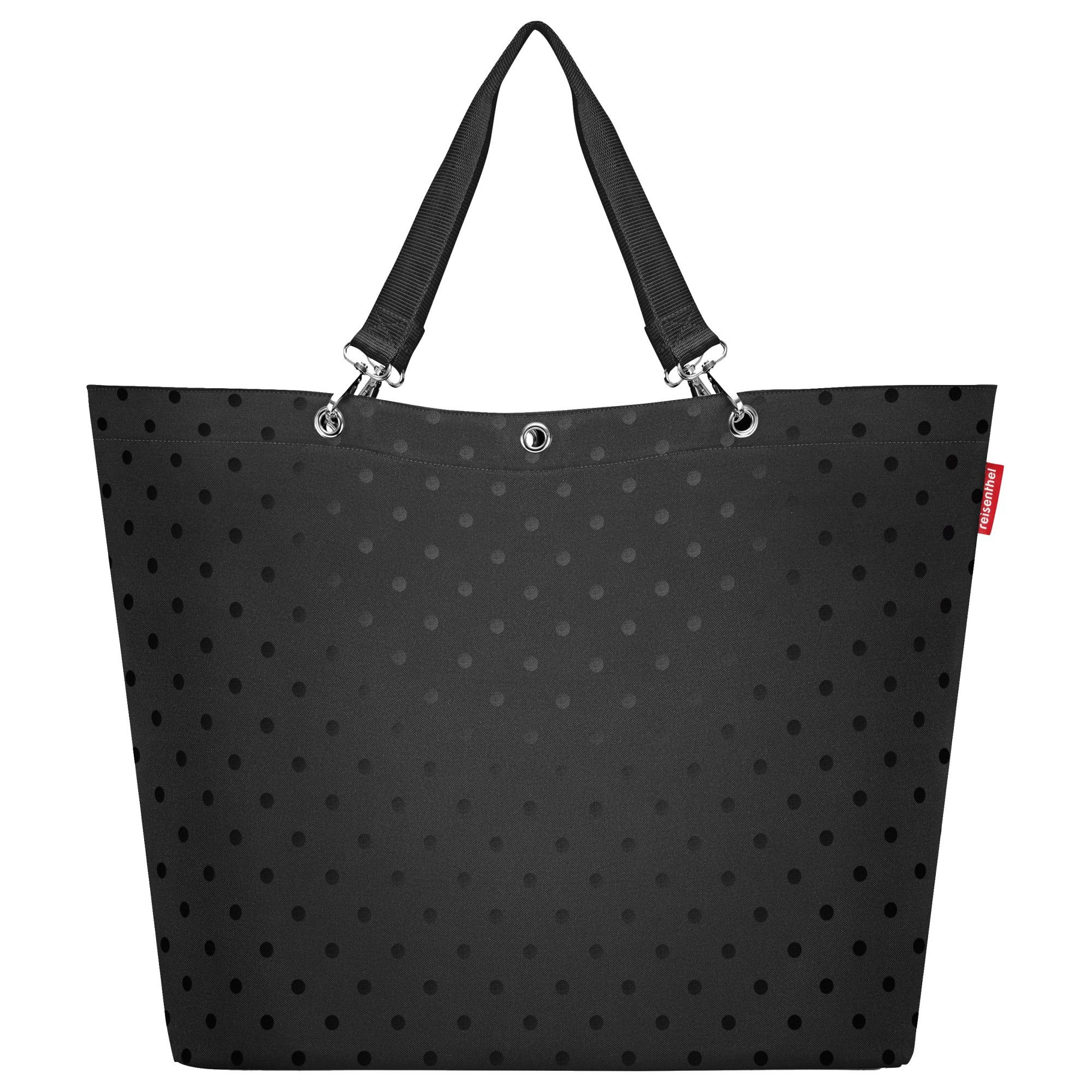 Reisenthel 'Shopper XL' Einkaufstasche groß 35l glossy dots black