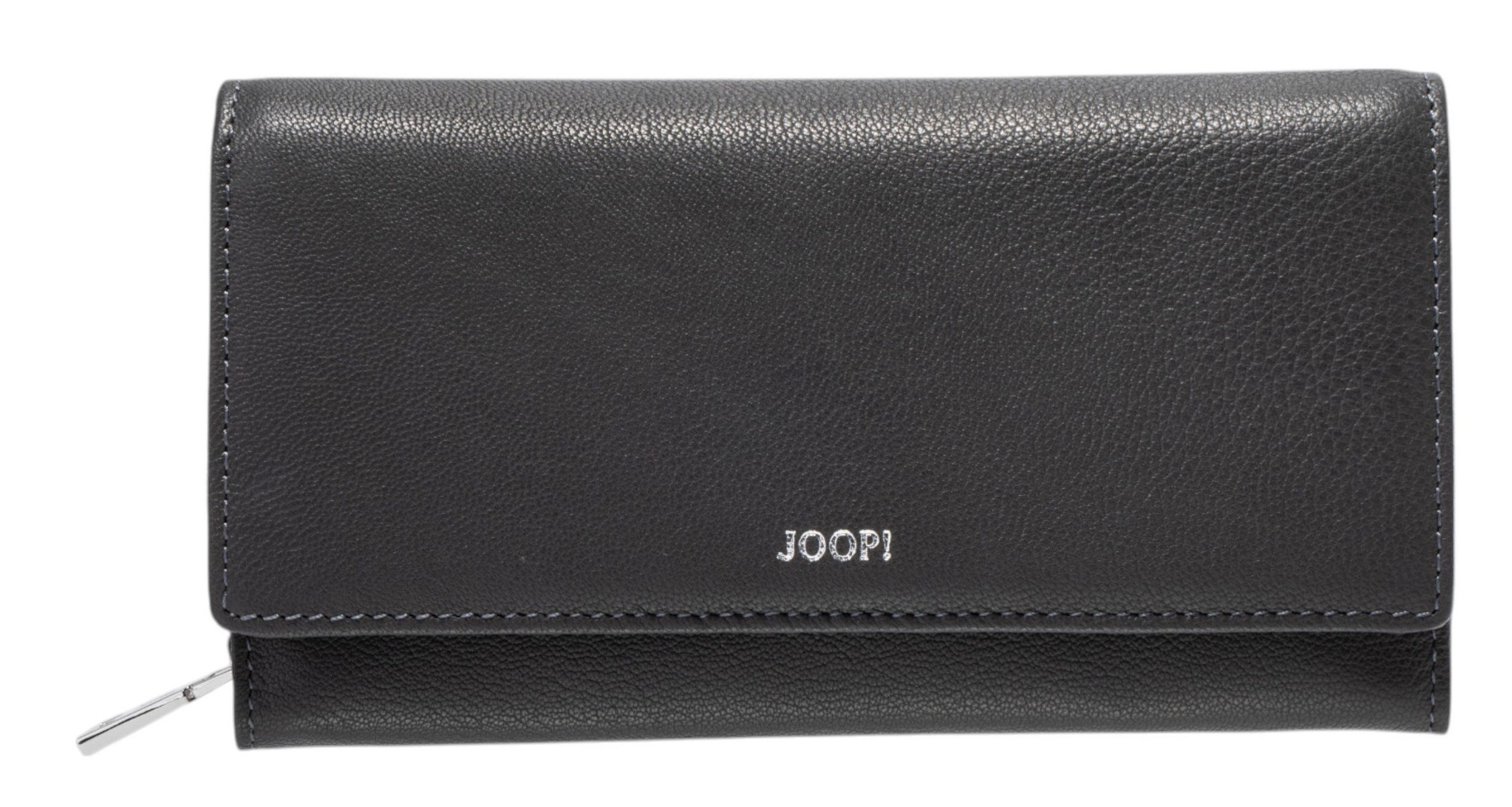 Joop 'Lantea europa' Damenlangbörse RFID echt Ziegenleder dunkelgrau