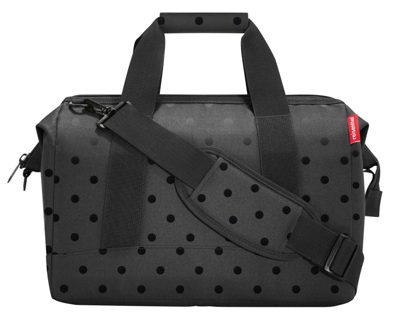 Reisenthel 'Allrounder M ' 18l glossy dots black