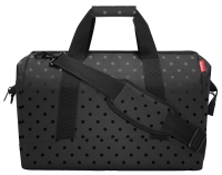 Reisenthel 'Allrounder L' Reisetasche glossy dots black
