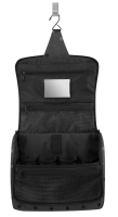 Reisenthel 'Toiletbag XL' glossy dots black