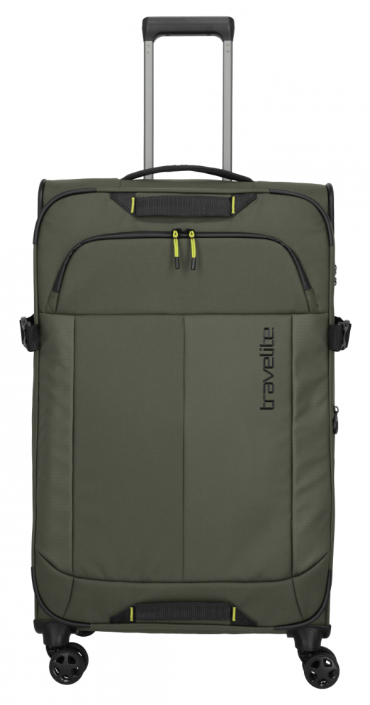 Travelite 'Briize' 4-Rollen Trolley L 78cm erweiterbar 3,6kg 86-92l khaki