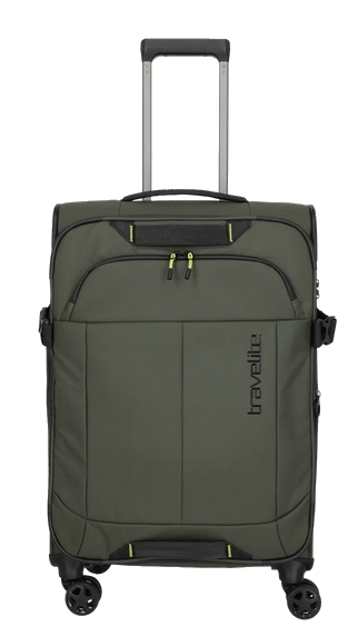 Travelite 'Briize' 4-Rollen Trolley M 67cm erweiterbar 3,2kg 62-67l khaki