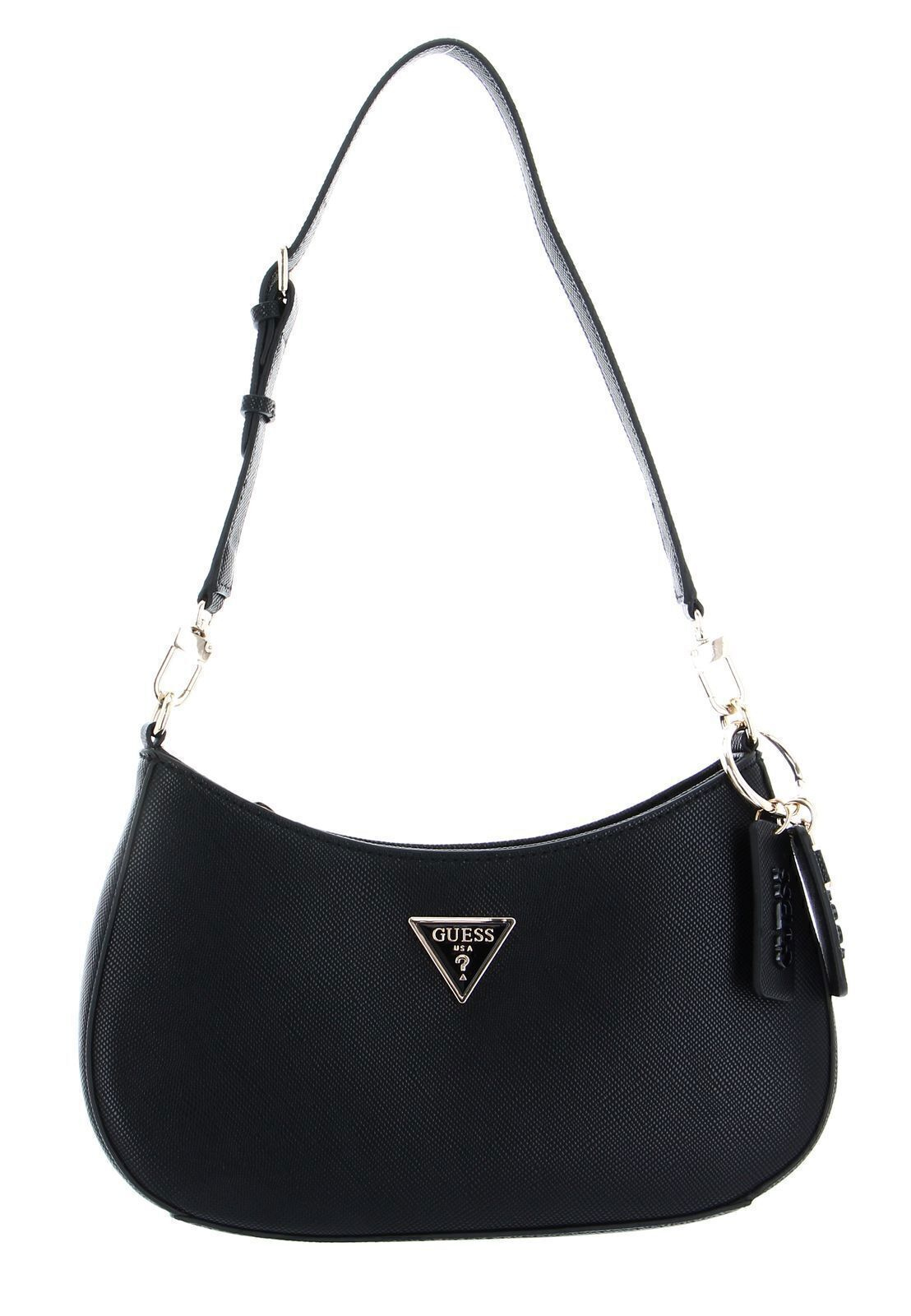 Guess 'Noelle' Top Zip Shoulder Bag Damentasche Synthetik black