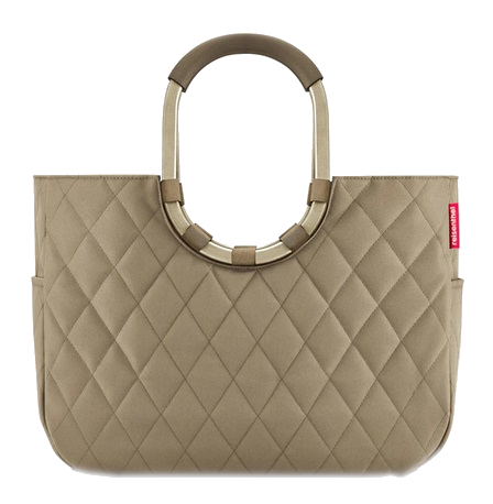 Reisenthel 'loopshopper L' Shopper mit Alugriffen frame rhombus olive