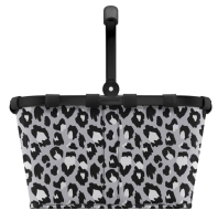 Reisenthel  'Carrybag' Einkaufskorb mit Alurahmen 22l leo nero