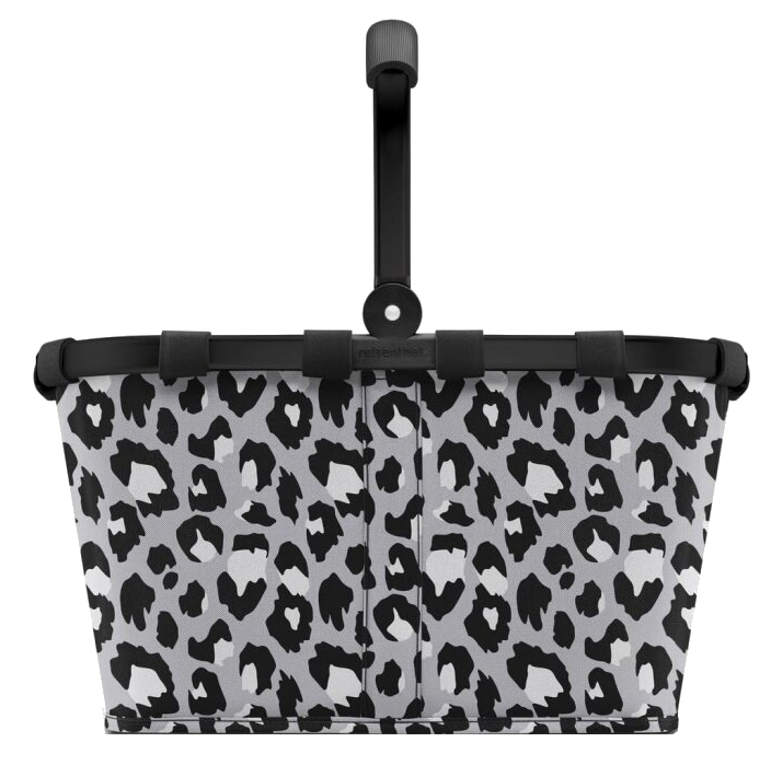 Reisenthel  'Carrybag' Einkaufskorb mit Alurahmen 22l leo nero