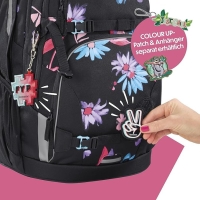 Coocazoo 'Porter' Schulrucksack 1,350kg 30+5l Floral Artnight