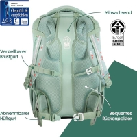 Coocazoo 'Porter' Schulrucksack 1,350kg 30+5l Dancing Dots