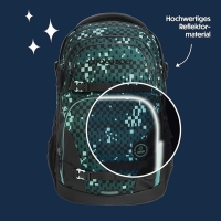 Coocazoo 'Porter' Schulrucksack 1,350kg 30+5l Pixel Blox
