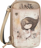 Anekke 'Memories' Handbag Umhängetasche klein beige/blau