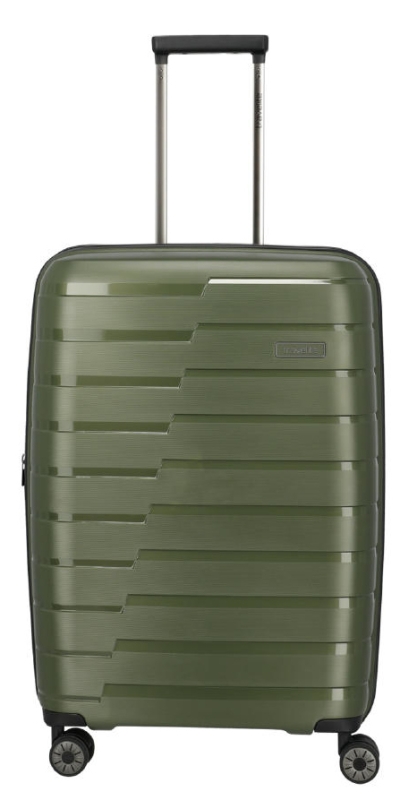 Travelite 'Air Base' 4-Rad Trolley 67cm 3,2kg erweiterbar 71/82l olive