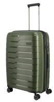 Travelite 'Air Base' 4-Rad Trolley 67cm 3,2kg erweiterbar 71/82l olive
