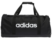 Adidas 'Linear Duffel M' Sporttasche schwarz/weiß