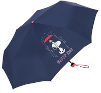 Peanuts Super Mini Kinderregenschirm blau