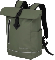 Travelite 'Basics' Rollup Rucksack Planenmaterial 19l olive