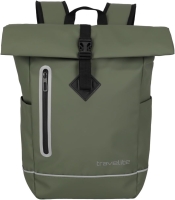 Travelite 'Basics' Rollup Rucksack Planenmaterial 19l olive