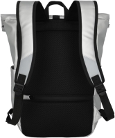 Travelite 'Basics' Rollup Rucksack Planenmaterial 19l silber