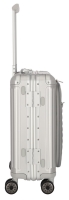 Travelite 'Next 2.0' 4-Rad-Bordtrolley mit Vortasche S 55cm 4,6kg 41l  Aluminium silber