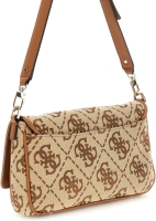 Guess 'Circe Flap ' Umhängetsche latte logo