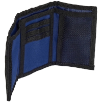 Adidas 'Linear Wallet' Geldbeutel mit Klettverschluss d.-blau/weiß