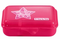 Step by Step 'Star Stella' Lunchbox  mit herausnehmbarer Einteilung 0,9l pink