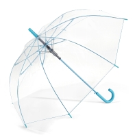 happy rain 'Essentials Long AC Clear' Regenschirm Türkis