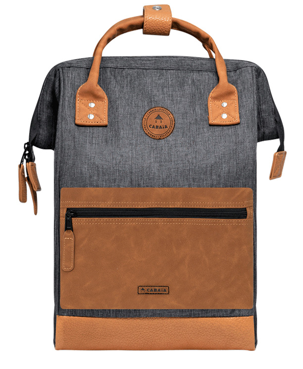 CABAIA 'Adventurer' Rucksack LONDON M Black Melanged