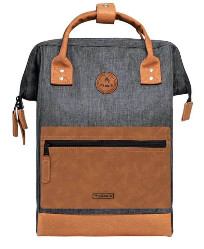 CABAIA 'Adventurer' Rucksack LONDON M Black Melanged