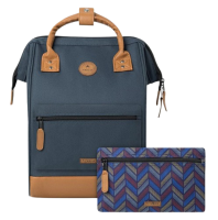 CABAIA 'CHICAGO' Adventurer Rucksack M Navy Brown