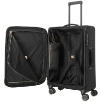 Travelite 'Barbara Stepp' 4-RadTrolley M erweiterbar  3,2kg 64-68l schwarz