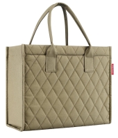 Reisenthel 'daily shopper' Einkaufstasche 14l rhombus olive