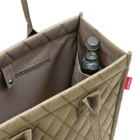 Reisenthel 'daily shopper' Einkaufstasche 14l rhombus olive