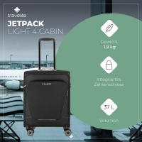 Travelite 'Jetpak Multi Light 4 Cabin' 4-Rad Bordtrolley 55cm 1,9kg, 37l 