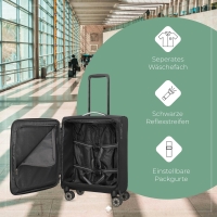 Travelite 'Jetpak Multi Light 4 Cabin' 4-Rad Bordtrolley 55cm 1,9kg, 37l 