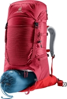 Deuter 'Fox 40' Wanderrucksack 40l 1260g masala-cherry
