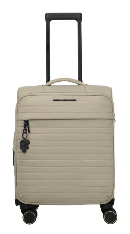 Travelite 'Barbara Stepp' 4-Rollen Bordtrolley S 55cm 2,6kg erweiterbar 40-43l Satin Nude