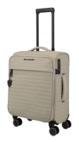 Travelite 'Barbara Stepp' 4-Rollen Bordtrolley S 55cm 2,6kg erweiterbar 40-43l Satin Nude
