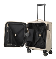 Travelite 'Barbara Stepp' 4-Rollen Bordtrolley S 55cm 2,6kg erweiterbar 40-43l Satin Nude