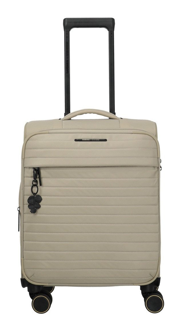 Travelite 'Barbara Stepp' 4-Rollen Bordtrolley S 55cm 2,6kg erweiterbar 40-43l Satin Nude
