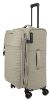 Travelite 'Barbara Stepp' 4-Rollen Trolley M 68cm 3,2kg erweiterbar 64-68l Satin Nude
