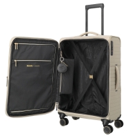 Travelite 'Barbara Stepp' 4-Rollen Trolley M 68cm 3,2kg erweiterbar 64-68l Satin Nude